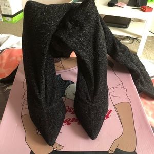 Jeffrey Campbell Kinki High Heel Boots, Black